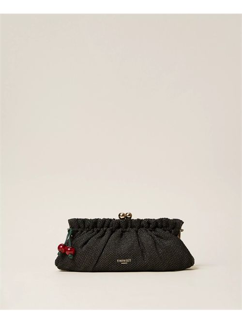 Borsa clutch in rafia con charm TWINSET | 261 TD8280/00006
